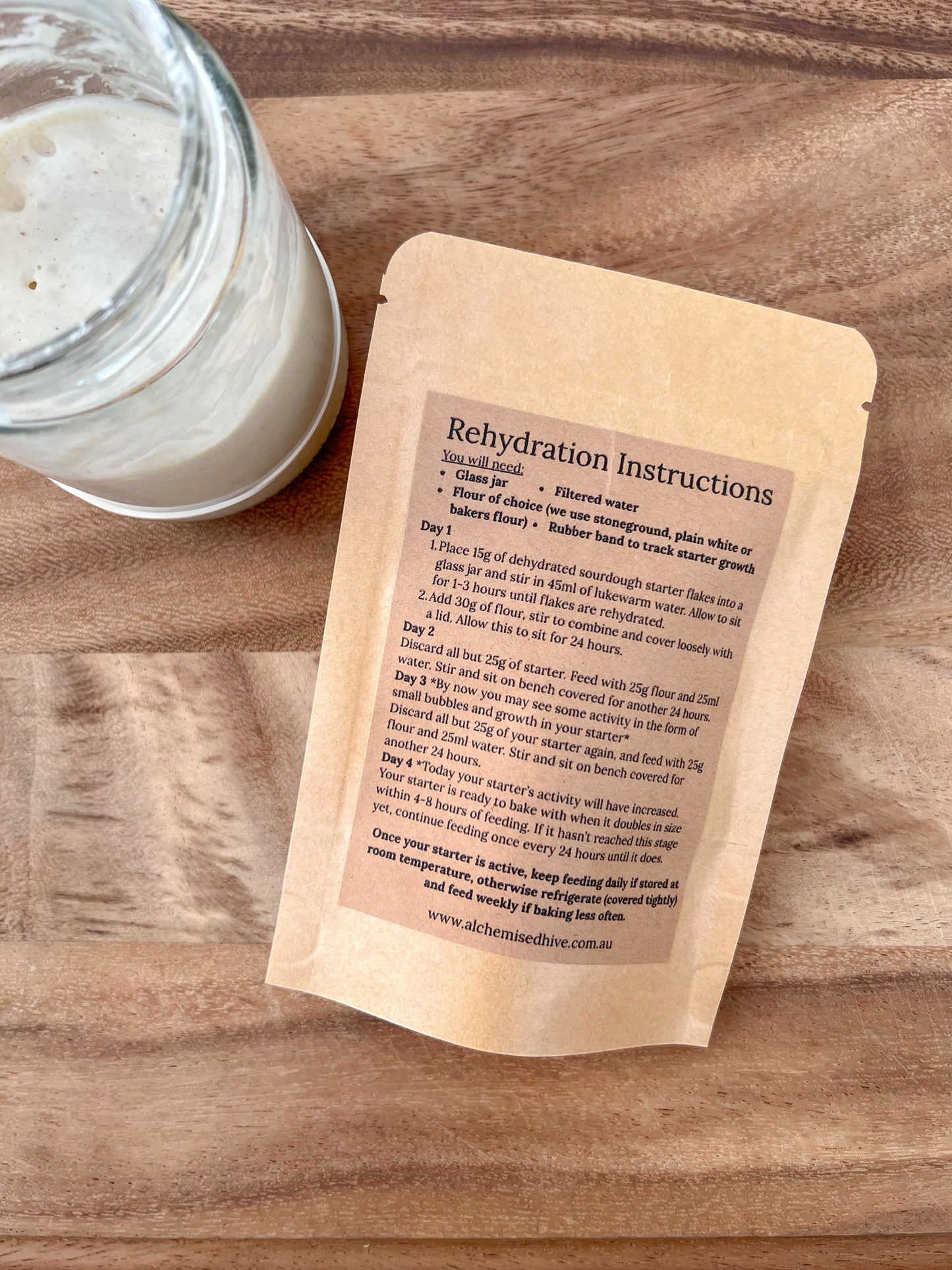 Dehydrated Sourdough Starter Flakes