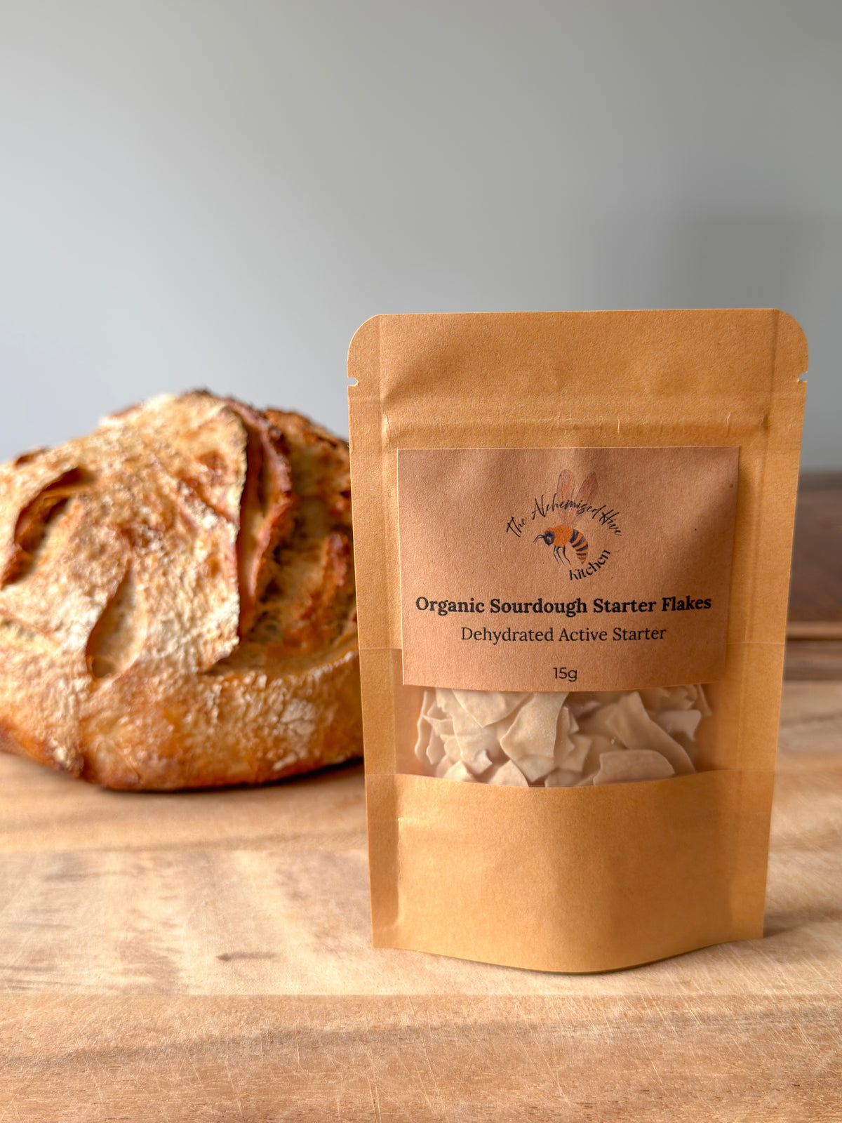 Dehydrated Sourdough Starter Flakes