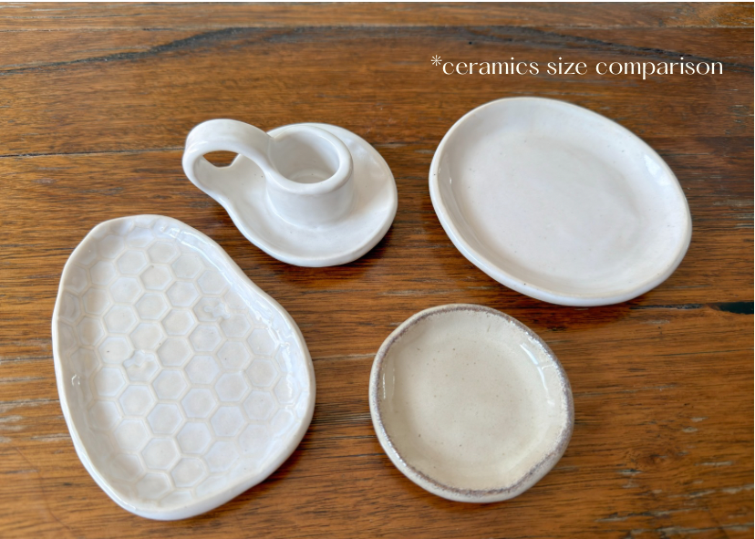 Large Ceramic Candle Dish